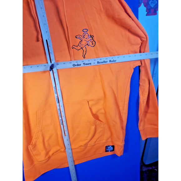 Hoodie Sweater Men's Size XL Orange Cupid - Picture 6 of 16